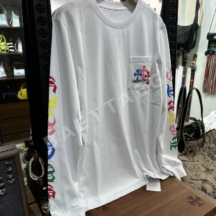 크롬하츠 컬러풀 크로스 남성 긴팔 티셔츠 107957