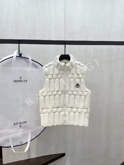 몽클레르 여성 화이트 덕다운 조끼 170786