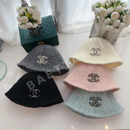 샤넬 모헤어 울 버킷햇 82783