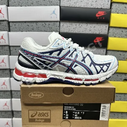 아식스 [KO] 젤 카야노 20 1203A388-101 200435 Asics Gel-Kayano 20 Cream Blue Red