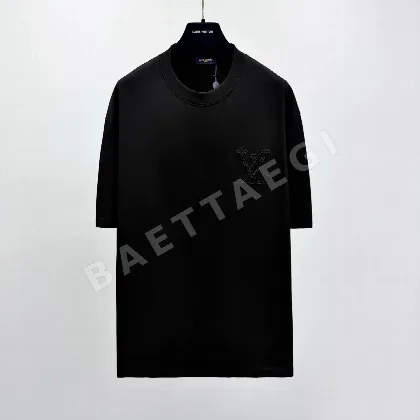 루이비통 자수 반팔 티셔츠 113909