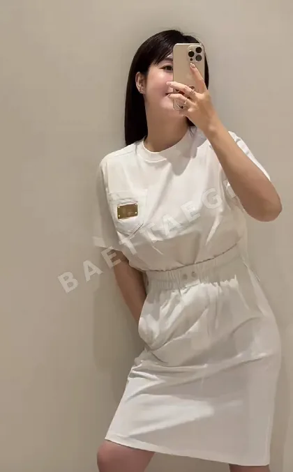 루이비통 데님 패치워크 코튼 반팔 니트 티셔츠 52048