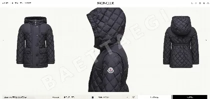몽클레르 네이비 퀼팅 코튼 패딩 자켓 키즈 169867
