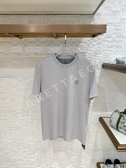브루넬로쿠치넬리 니트 반팔 티셔츠 88322