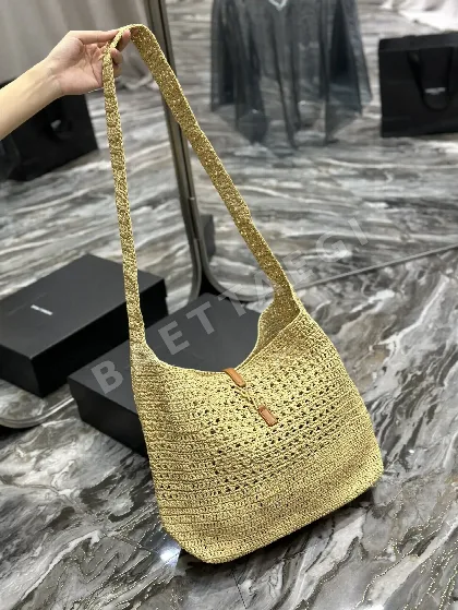 생로랑 라피아 호보 쇼핑백 가방 167186
