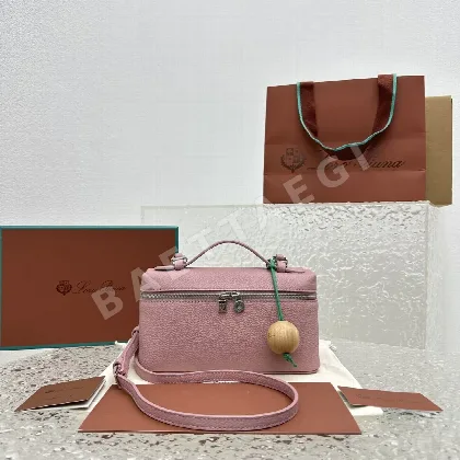 로로피아나 익스트라포켓 스몰 핸드백 128923