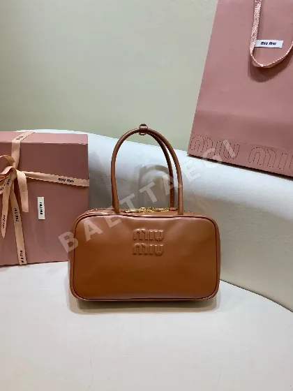 미우미우 브라운 볼링백 5BB117 66888