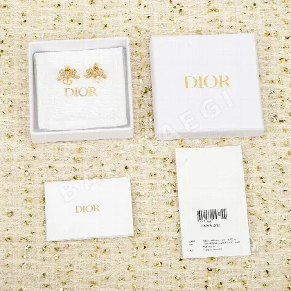 디올 리본 진주 귀걸이 60549