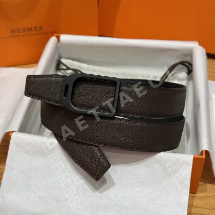 에르메스 조키 양면 앱송 가죽 벨트 175335