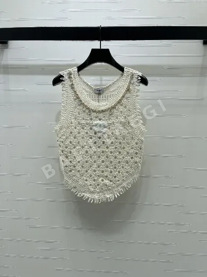 샤넬 여성 코튼 반팔 티셔츠 103855