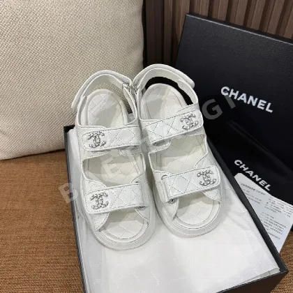 샤넬 플랫폼 벨크로 비치 샌들 24509