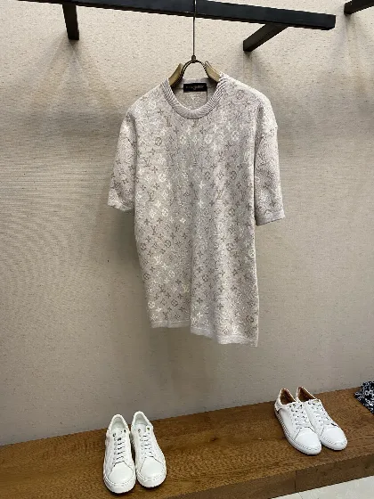 루이비통 모노그램 코튼 라운드넥 반팔 티셔츠