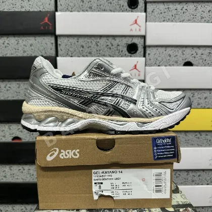 아식스 [LZ] 젤 카야노 14 1203A537-110 200565 Asics Gel-Kayano 14 White Graphite Grey
