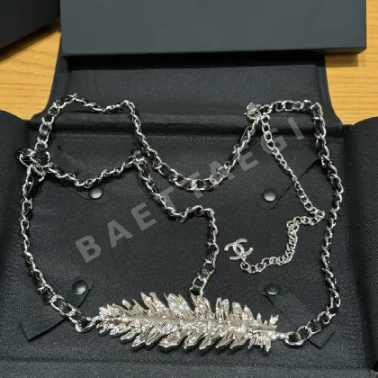 샤넬 깃털 장식 체인 벨트 58690