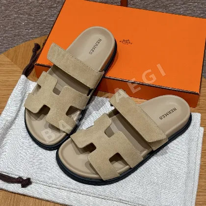 에르메스 시프레 샌들 베이지 가죽 164692