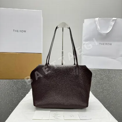 더로우 초콜릿 컬러 토트 숄더백 128651