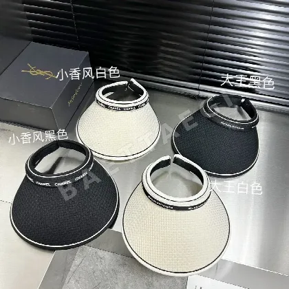 샤넬 바이저 모자 82313