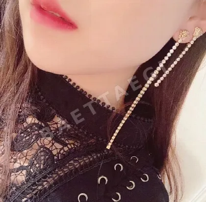 베르사체 메두사 헤드 스와로브스키 크리스탈 태슬 귀걸이 63418