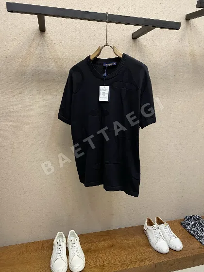 루이비통 모노그램 자카드 반팔 티셔츠 96637