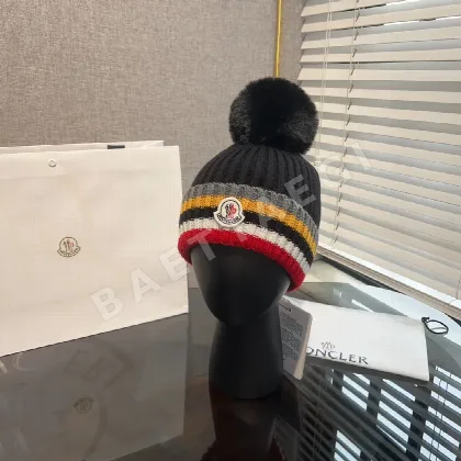 몽클레르 울 니트 폼폼 모자 79347
