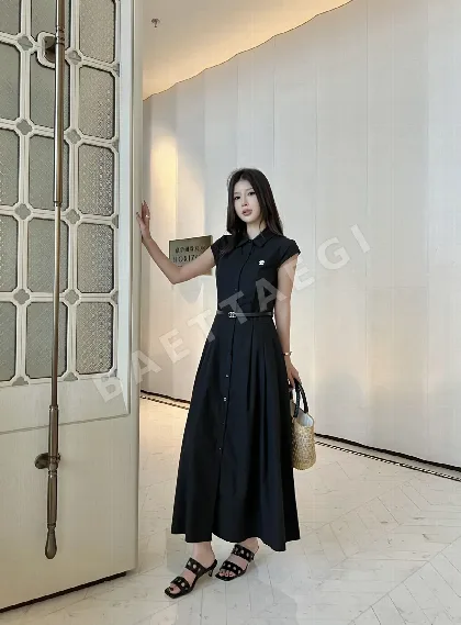 샤넬 민소매 A라인 원피스 여성용 129707