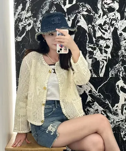셀린느 데님 버킷 햇 83529