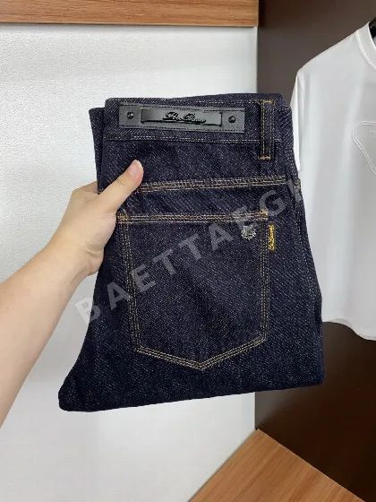 로로피아나 올드 머니 스타일 수입 데님 남성 바지 65816