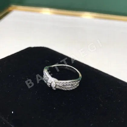 쇼메 크로스 큐빅 반지 69798