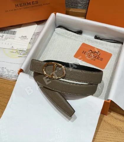 에르메스 카발리에르 리버시블 가죽 벨트 24mm 177590