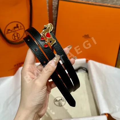 에르메스 그레나인 양면 송아지가죽 벨트 175267