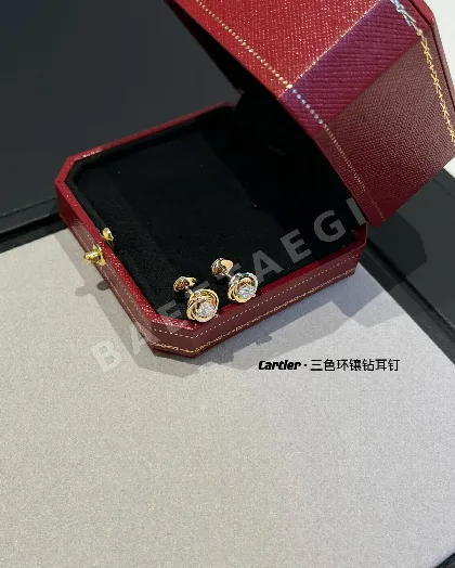 까르띠에 트리플 링 다이아몬드 귀걸이 59566