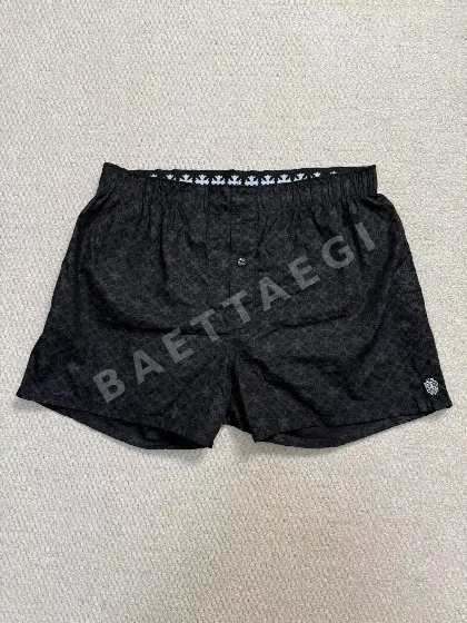 크롬하츠 다크 크로스 패턴 여성 비치 반바지 83240