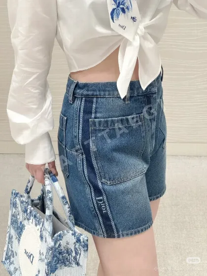 디올 하이웨스트 루즈핏 데님 바지 151737