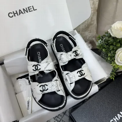 샤넬 카멜리아 그래피티 벨크로 비치슈즈 94244