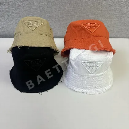 프라다 버킷 햇 모자 84972