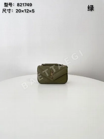 생로랑 루루 나파 양가죽 퀼팅 핸드백 821749