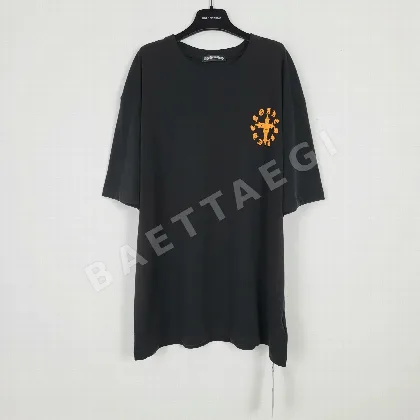 크롬하츠 플로키 프린트 여성 반팔 티셔츠 53637