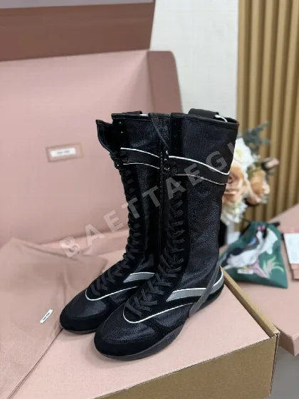 미우미우 뉴 짐나지움 복싱 부츠 88996