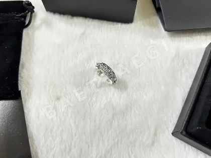 크롬하츠 오픈 크로스 플라워 반지 63079