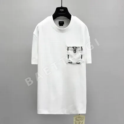 펜디 코튼 남성 반팔 티셔츠 49793