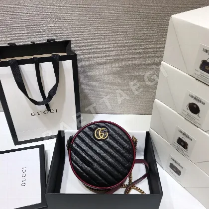 구찌 GG 마몬트 컬러 블록 라운드 백 GD-550154