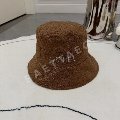 샤넬 기모 코튼 버킷 햇 82724
