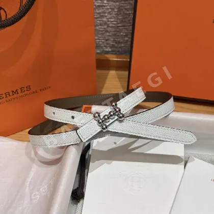 에르메스 버블 버클 양면 가죽 벨트 175781