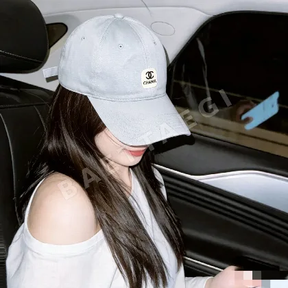 샤넬 로고 베이스볼 캡 185380