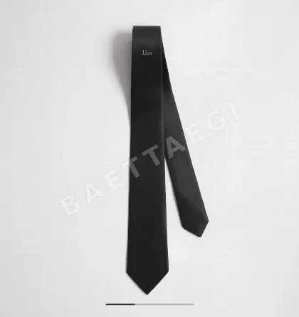 디올 로고 자카드 넥타이 89936