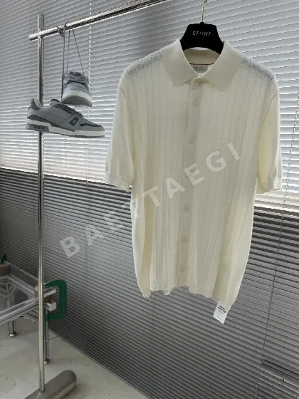 브루넬로쿠치넬리 코튼 반팔 니트 폴로셔츠 48008