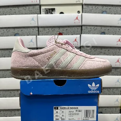 아디다스 [GOD] 가젤 인도어 JI2716 200825 Adidas Gazelle Indoor Clear Pink Off White
