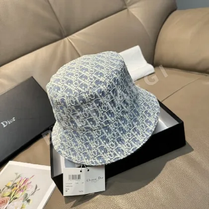디올 오리지널 데님 버킷 햇 모자 133699