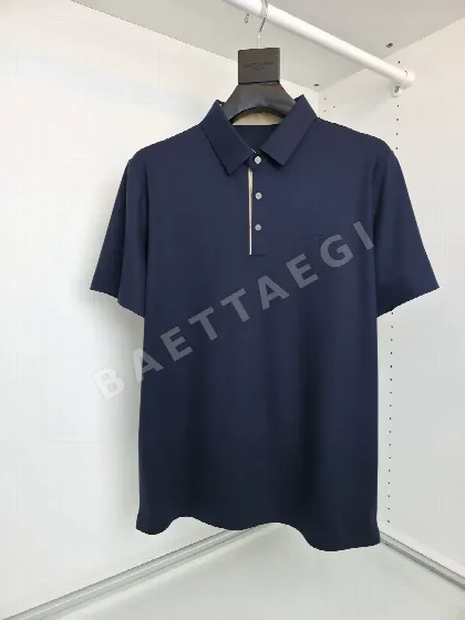 톰포드 텐셀 혼방 남성 반팔 폴로셔츠 88623
