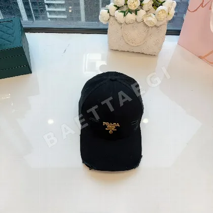 프라다 데미지 가공 하드탑 야구모자 84787
